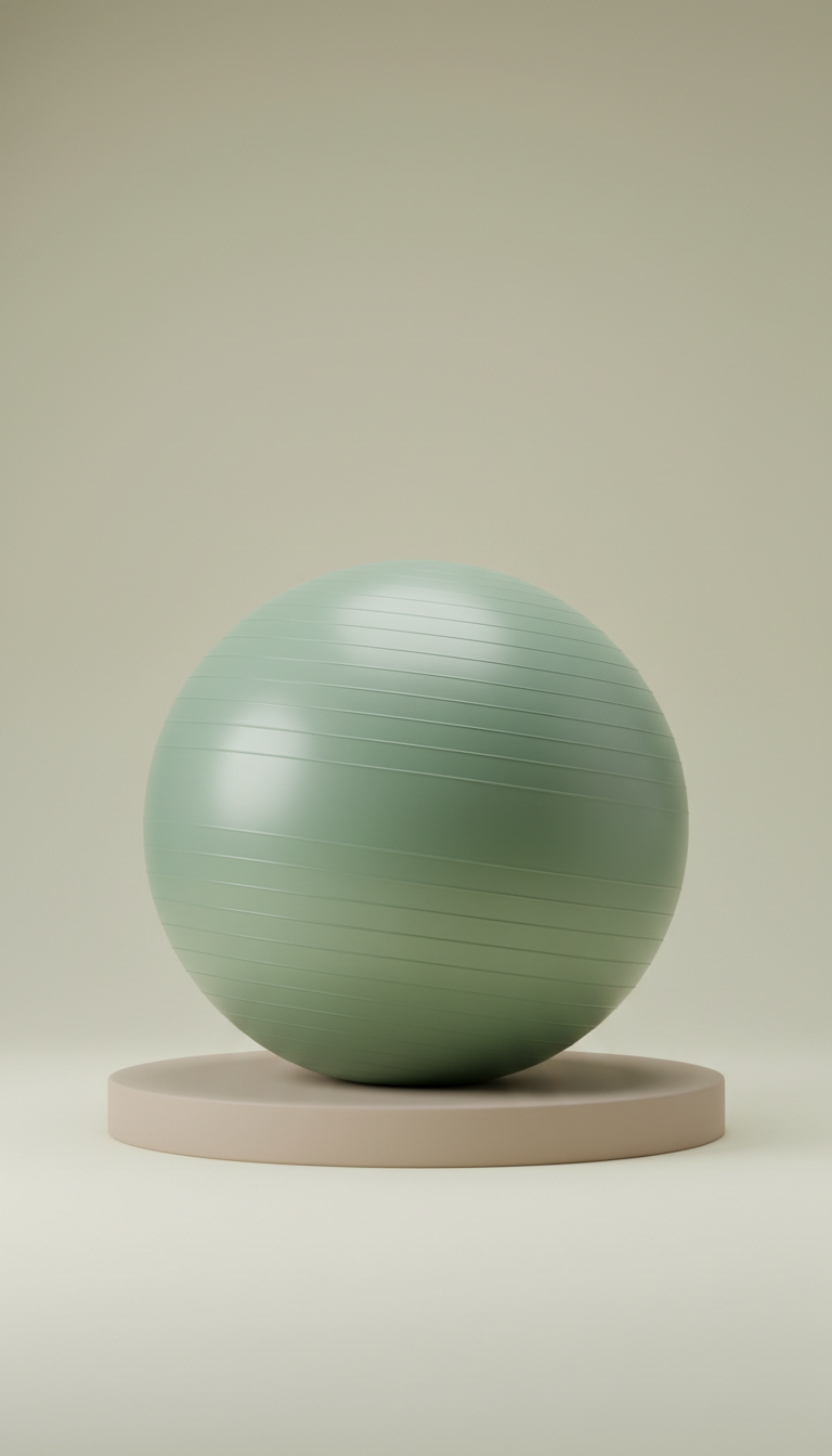 ballon de gym vert sauge
