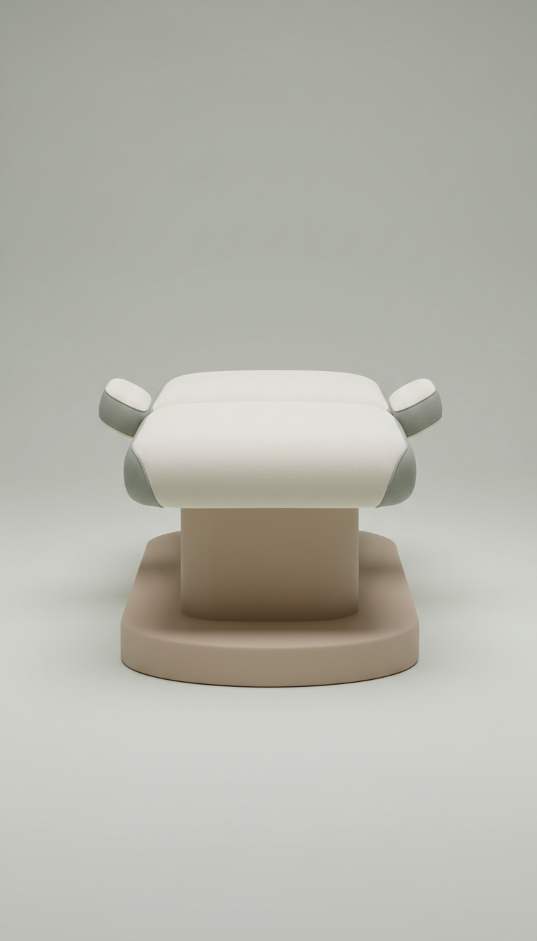 table de massage bois naturel