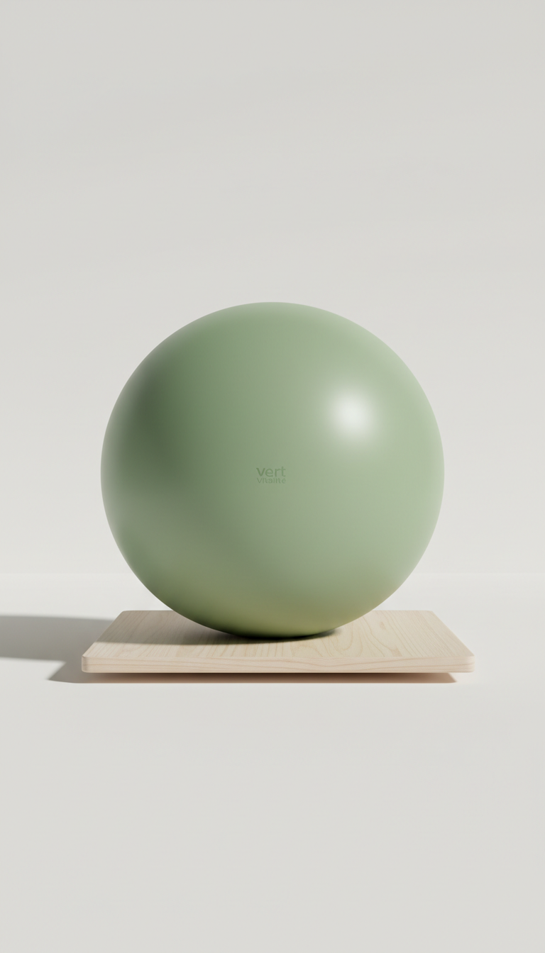 Ballon de gym vert vitalité