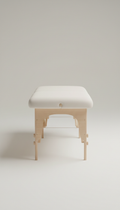 Table de massage blanc cassé